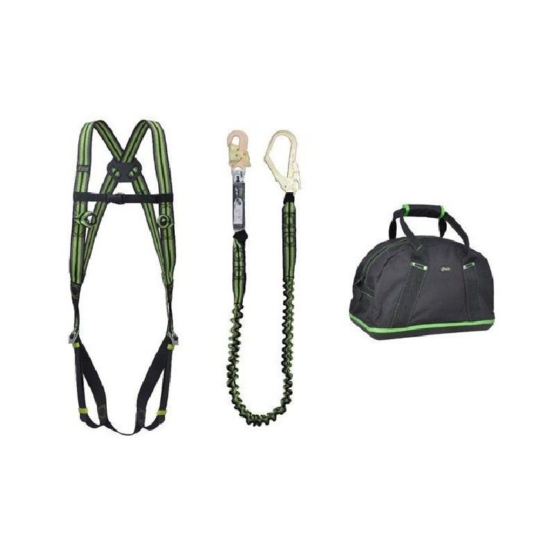 Valbeveiliging set Basic Elastische Leeflijn – Hoogwerker