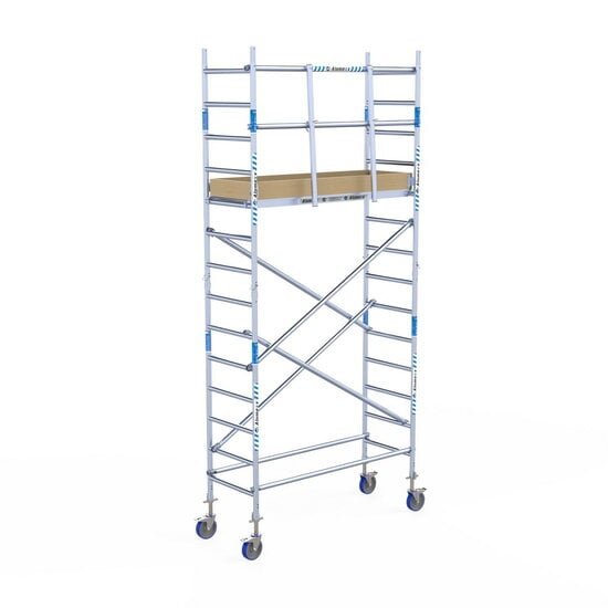 Alumexx - Rolsteiger Light 75x250 5,2m werkhoogte tegen de gevel