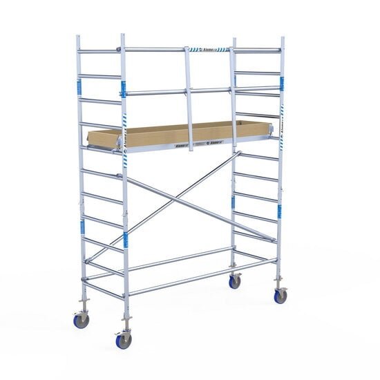 Alumexx - Rolsteiger Light 90x250 4,2m werkhoogte tegen de gevel