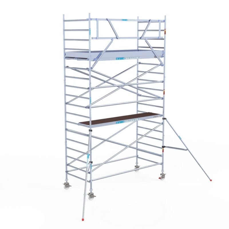 Euroscaffold - Rolsteiger Pro 135x305 6,2m werkhoogte tegen de gevel