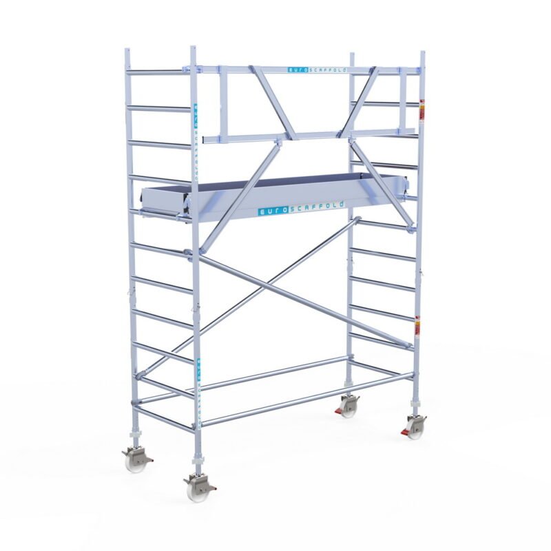 Euroscaffold - Rolsteiger Pro 90x250 4,2m werkhoogte tegen de gevel