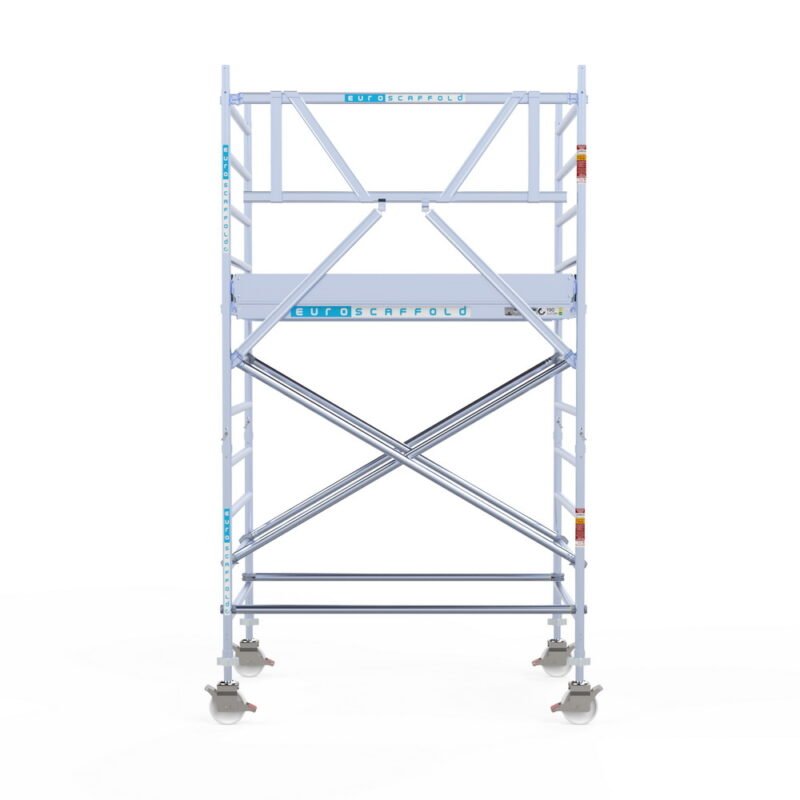 Euroscaffold - Rolsteiger Pro 135x190 4,2m werkhoogte tegen de gevel - Afbeelding 2