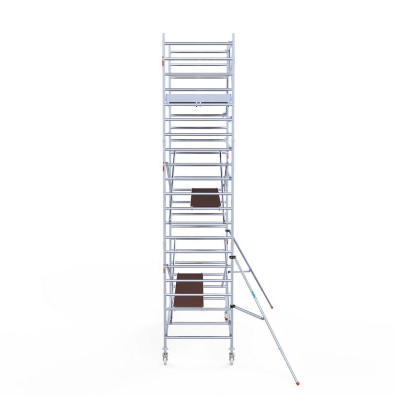 Euroscaffold - Rolsteiger Pro 135x305 7,2m werkhoogte carbon vloer tegen de gevel - Afbeelding 3