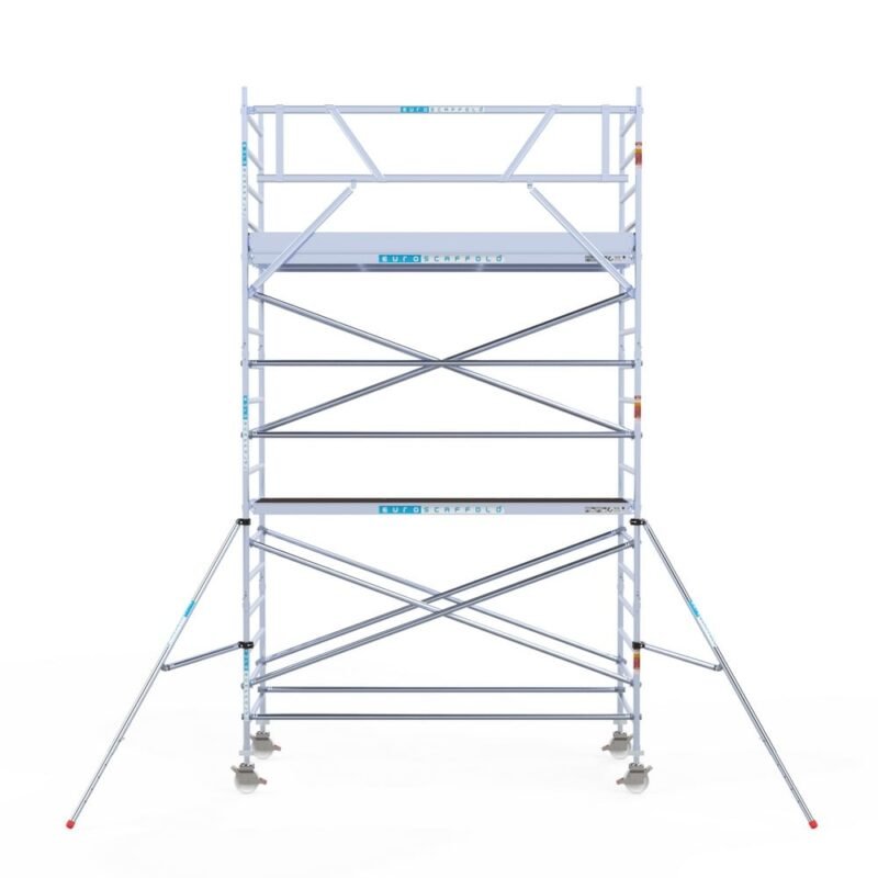 Euroscaffold - Rolsteiger Pro 135x305 6,2m werkhoogte tegen de gevel - Afbeelding 2