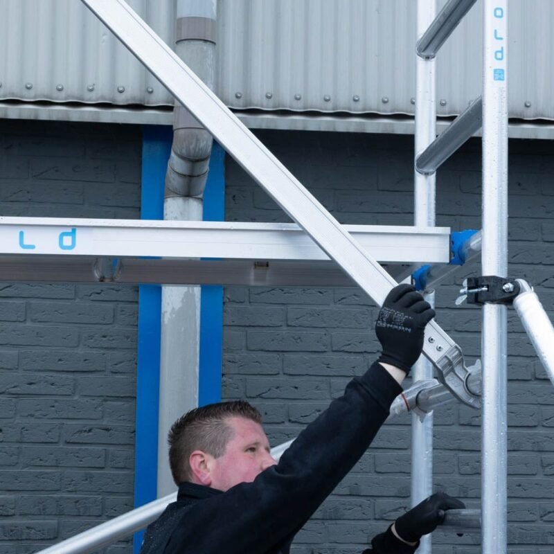 Euroscaffold - Rolsteiger Pro 90x190 4,2m werkhoogte tegen de gevel - Afbeelding 6