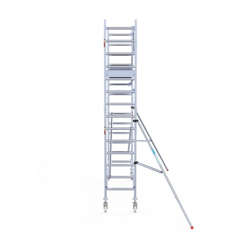 Euroscaffold - Rolsteiger Pro 75x305 5,2m werkhoogte carbon vloer tegen de gevel - Afbeelding 3