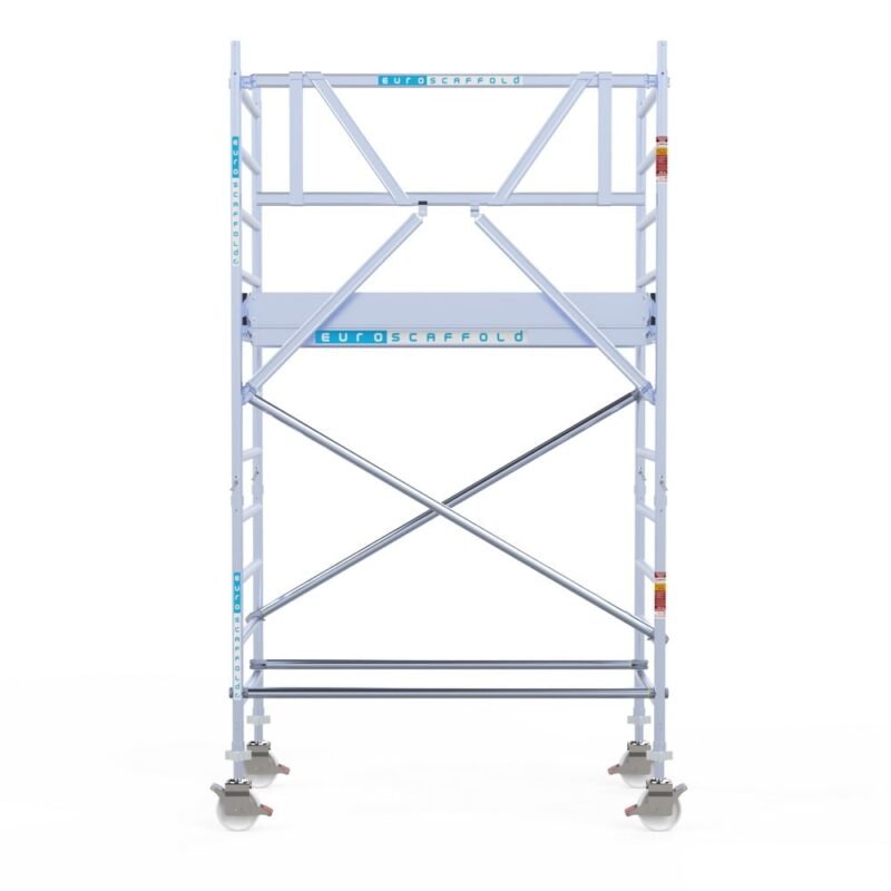 Euroscaffold - Rolsteiger Pro 90x190 4,2m werkhoogte tegen de gevel - Afbeelding 2