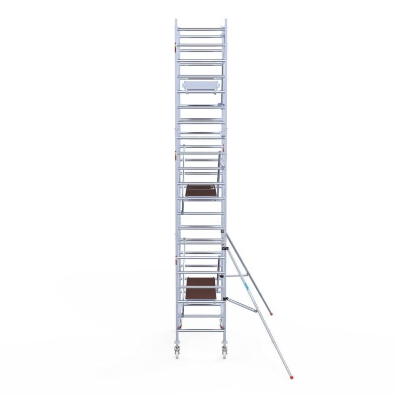 Euroscaffold - Rolsteiger Pro 90x190 7,2m werkhoogte carbon vloer tegen de gevel - Afbeelding 3