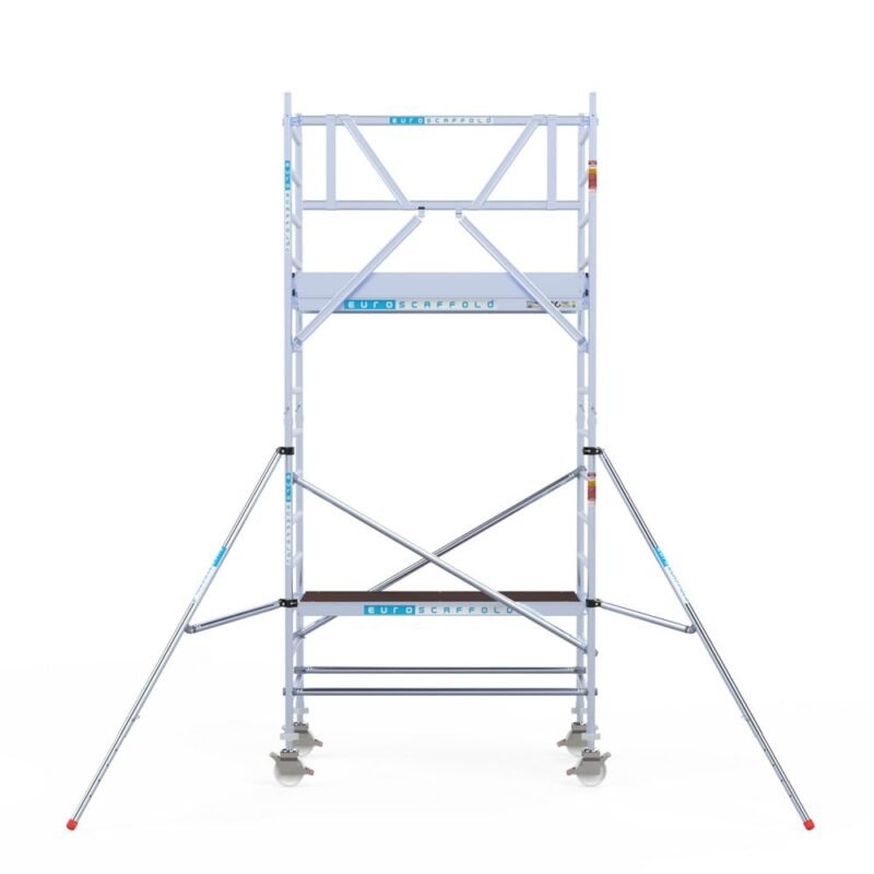Euroscaffold - Rolsteiger Pro 90x190 5,2m werkhoogte tegen de gevel - Afbeelding 2