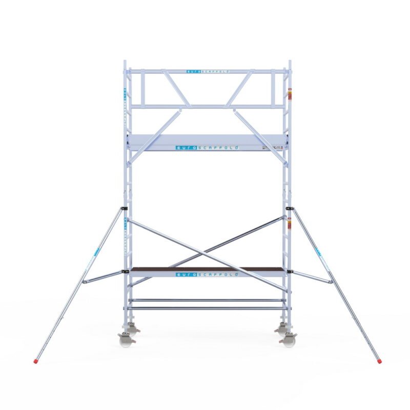 Euroscaffold - Rolsteiger Pro 90x250 5,2m werkhoogte tegen de gevel - Afbeelding 2