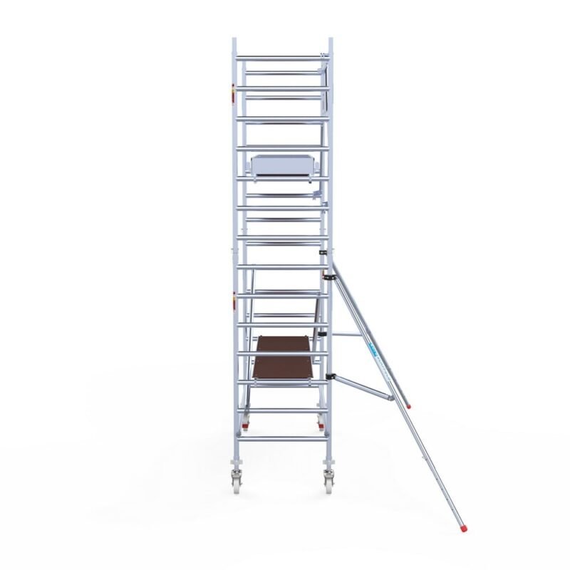 Euroscaffold - Rolsteiger Pro 90x250 5,2m werkhoogte carbon vloer tegen de gevel - Afbeelding 3