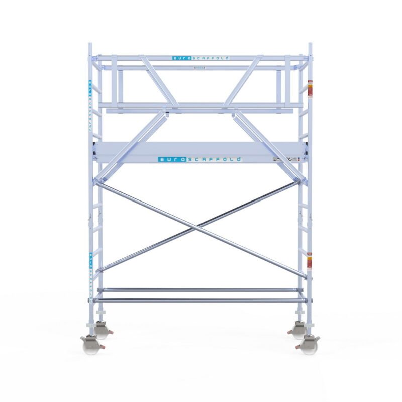 Euroscaffold - Rolsteiger Pro 90x250 4,2m werkhoogte carbon vloer vrijstaand - Afbeelding 2